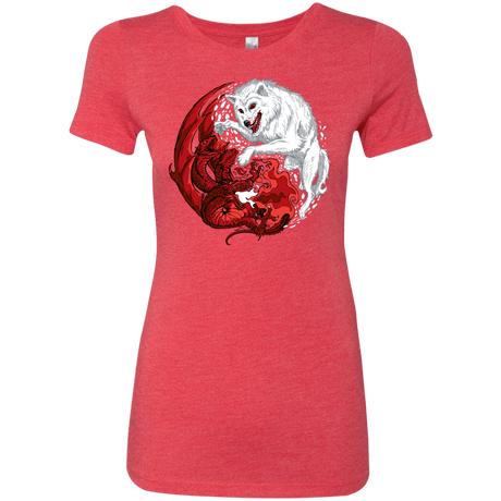 T-Shirts Vintage Red / Small Ice and Fire Women's Triblend T-Shirt