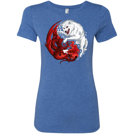T-Shirts Vintage Royal / Small Ice and Fire Women's Triblend T-Shirt
