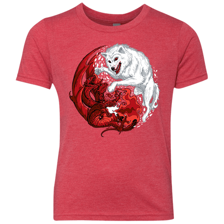 T-Shirts Vintage Red / YXS Ice and Fire Youth Triblend T-Shirt
