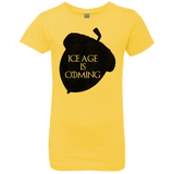 T-Shirts Vibrant Yellow / YXS Ice coming Girls Premium T-Shirt