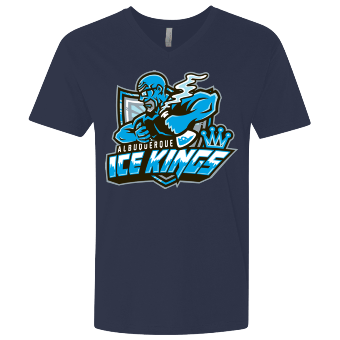 T-Shirts Midnight Navy / X-Small Ice Kings Men's Premium V-Neck
