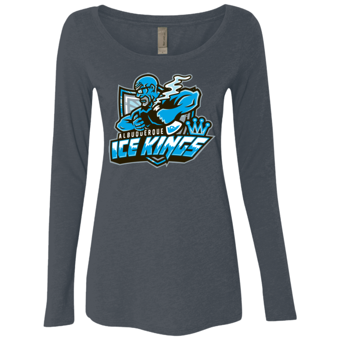 T-Shirts Vintage Navy / Small Ice Kings Women's Triblend Long Sleeve Shirt