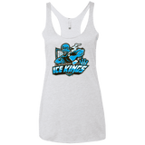 T-Shirts Heather White / X-Small Ice Kings Women's Triblend Racerback Tank