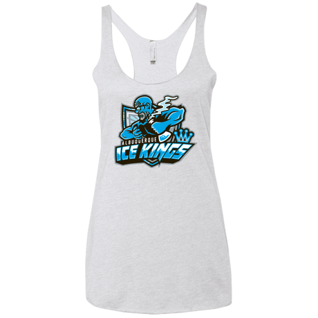 T-Shirts Heather White / X-Small Ice Kings Women's Triblend Racerback Tank