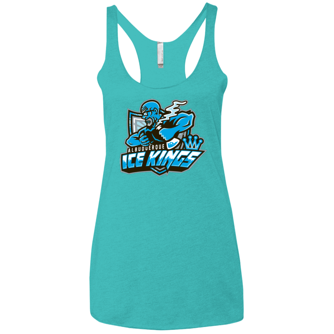 T-Shirts Tahiti Blue / X-Small Ice Kings Women's Triblend Racerback Tank