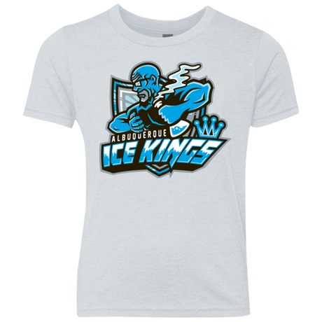 T-Shirts Heather White / YXS Ice Kings Youth Triblend T-Shirt