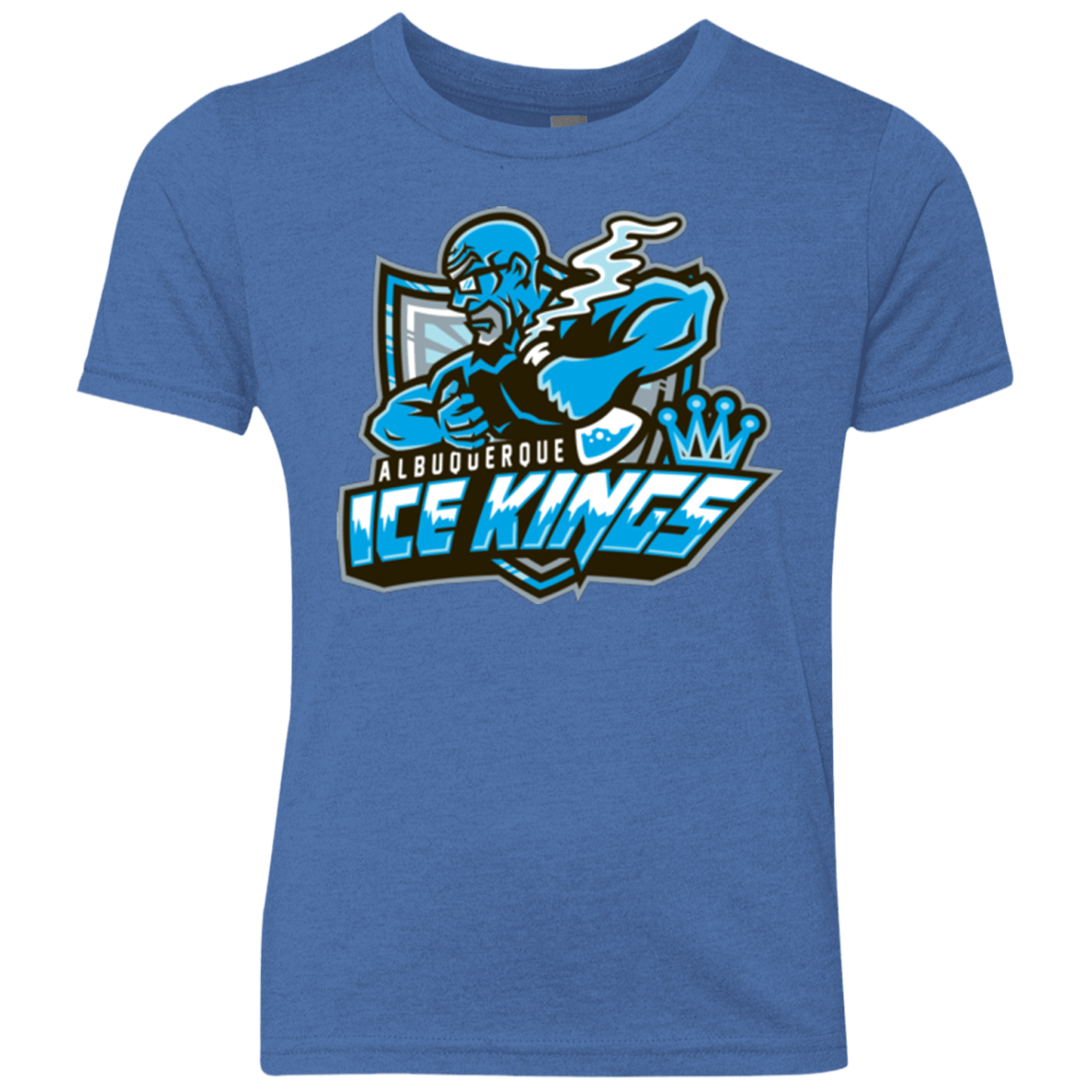 T-Shirts Vintage Royal / YXS Ice Kings Youth Triblend T-Shirt