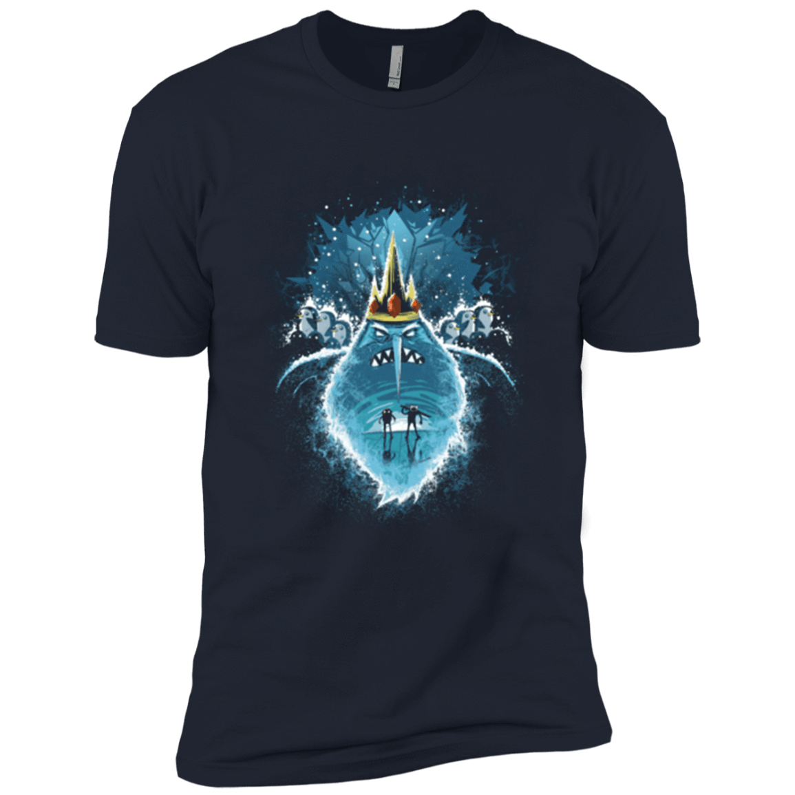T-Shirts Midnight Navy / YXS Ice Nightmare Boys Premium T-Shirt