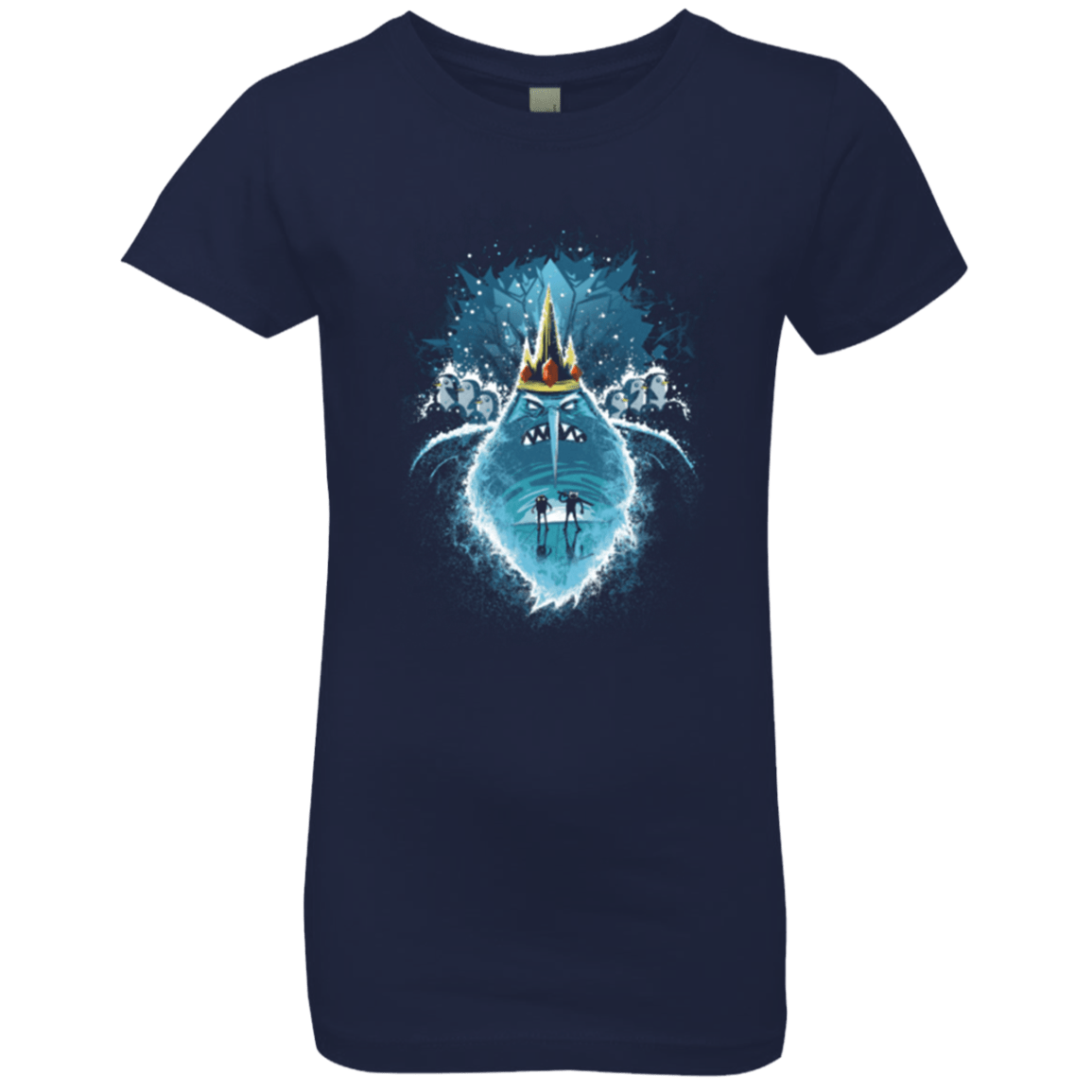 T-Shirts Midnight Navy / YXS Ice Nightmare Girls Premium T-Shirt