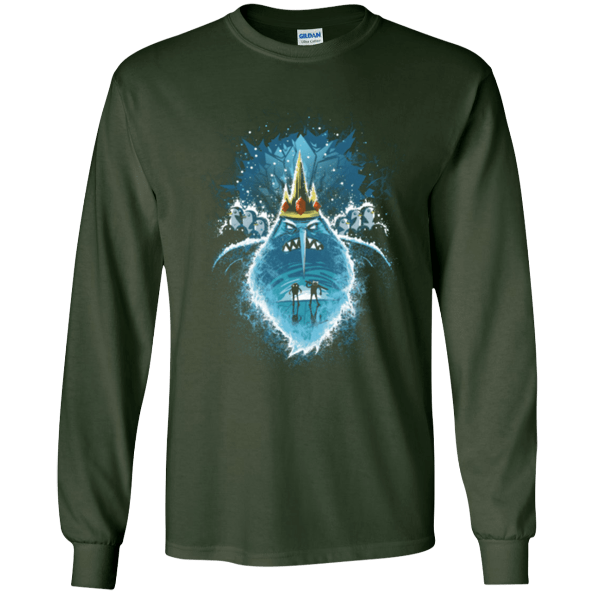 T-Shirts Forest Green / S Ice Nightmare Men's Long Sleeve T-Shirt