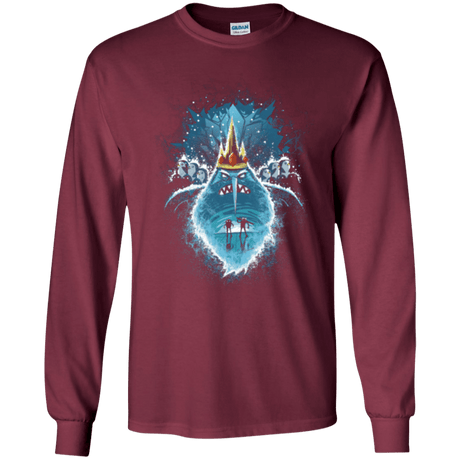 T-Shirts Maroon / S Ice Nightmare Men's Long Sleeve T-Shirt