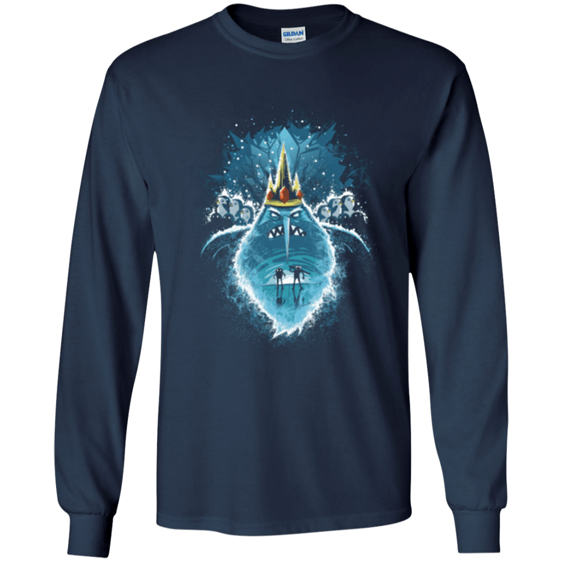 T-Shirts Navy / S Ice Nightmare Men's Long Sleeve T-Shirt