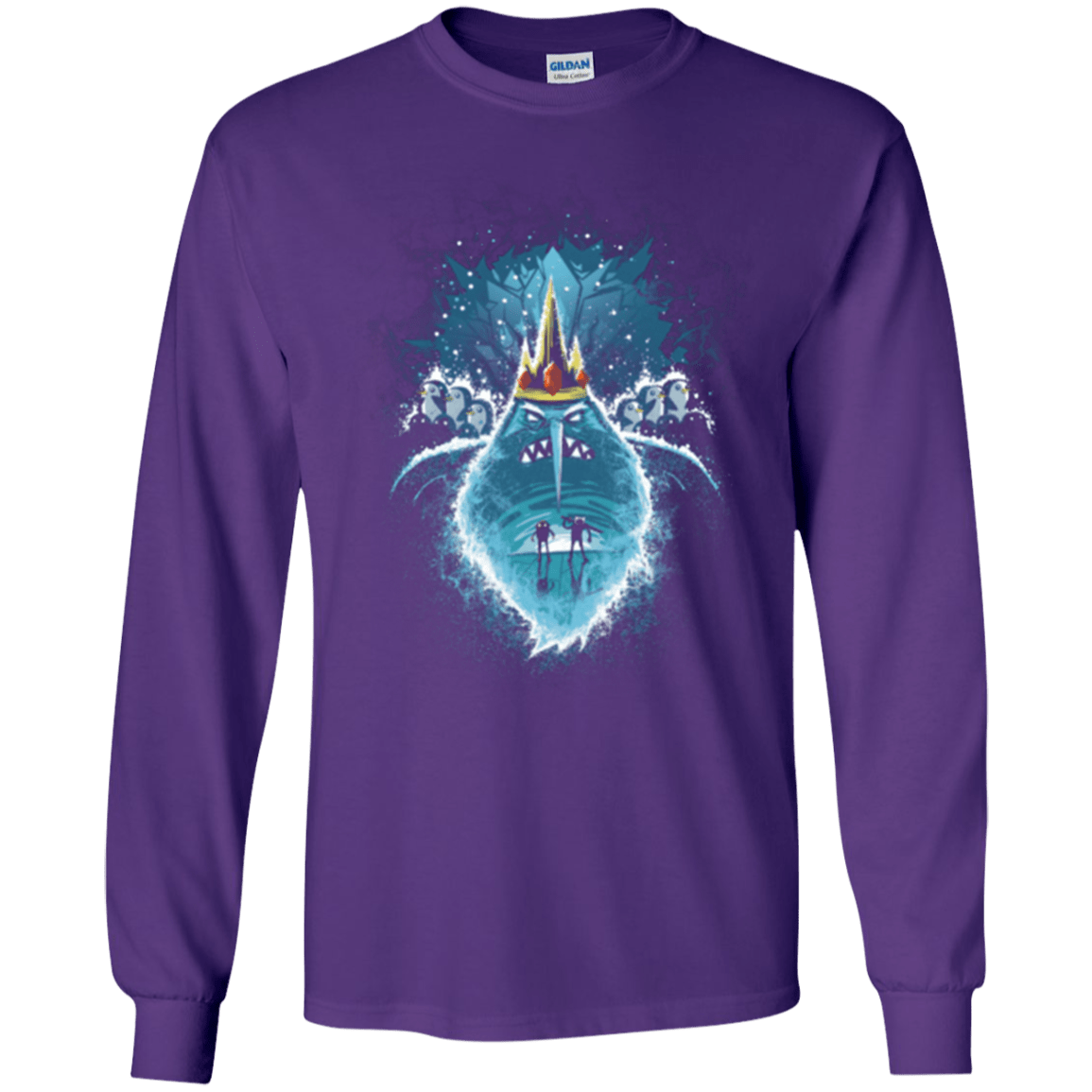 T-Shirts Purple / S Ice Nightmare Men's Long Sleeve T-Shirt