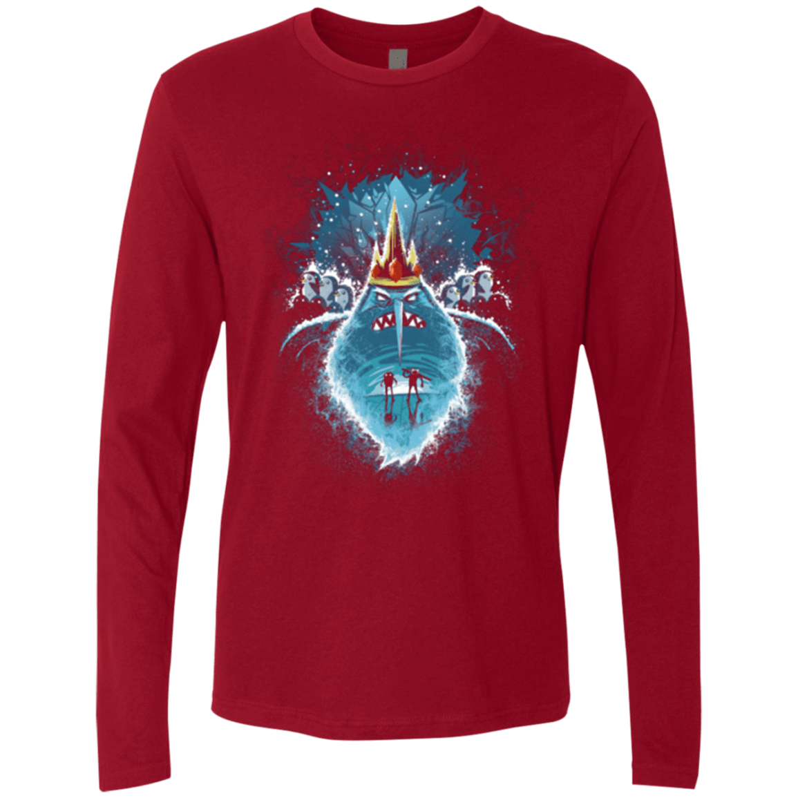 T-Shirts Cardinal / S Ice Nightmare Men's Premium Long Sleeve