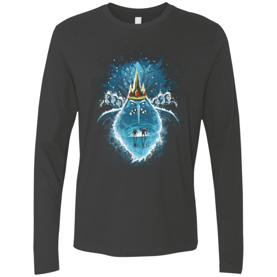 T-Shirts Heavy Metal / S Ice Nightmare Men's Premium Long Sleeve