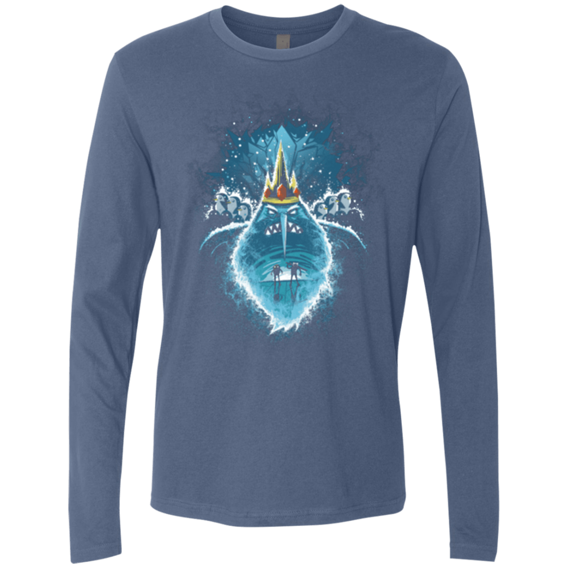 T-Shirts Indigo / S Ice Nightmare Men's Premium Long Sleeve