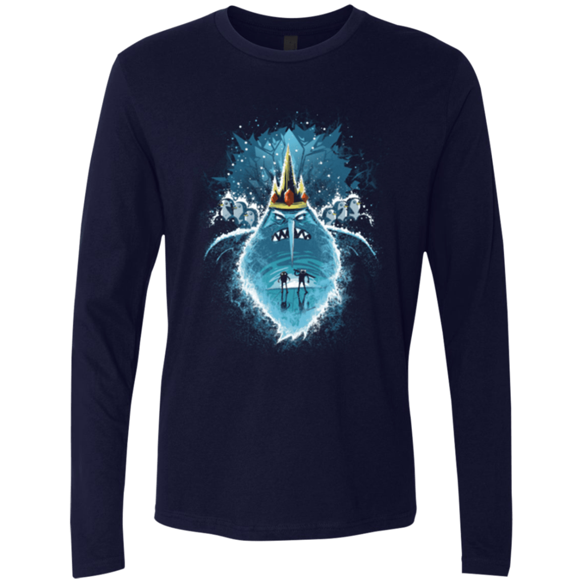 T-Shirts Midnight Navy / S Ice Nightmare Men's Premium Long Sleeve