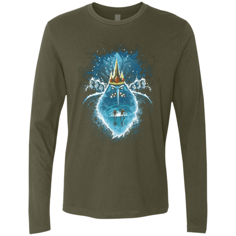 T-Shirts Military Green / S Ice Nightmare Men's Premium Long Sleeve
