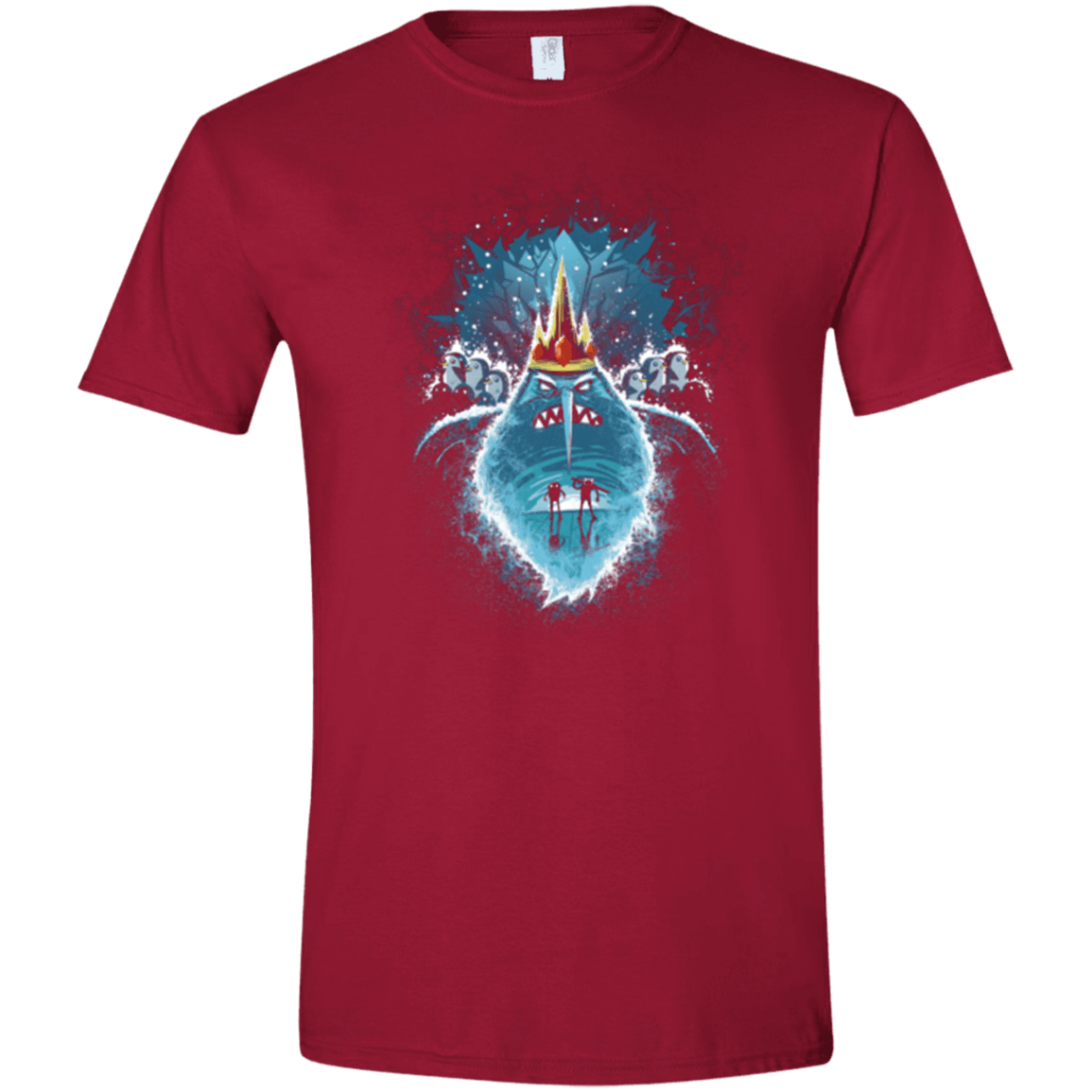 T-Shirts Cardinal Red / S Ice Nightmare Men's Semi-Fitted Softstyle