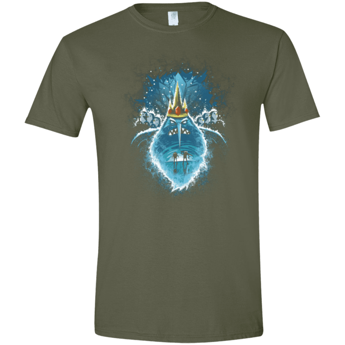 T-Shirts Military Green / S Ice Nightmare Men's Semi-Fitted Softstyle