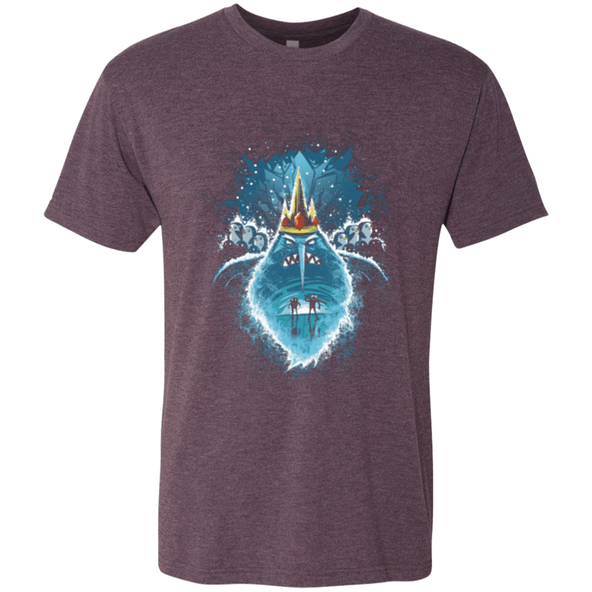 T-Shirts Vintage Purple / S Ice Nightmare Men's Triblend T-Shirt