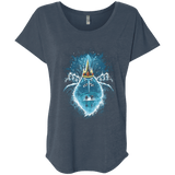 T-Shirts Indigo / X-Small Ice Nightmare Triblend Dolman Sleeve