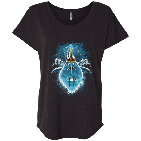 T-Shirts Vintage Black / X-Small Ice Nightmare Triblend Dolman Sleeve