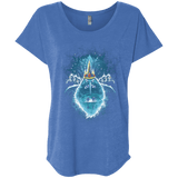 T-Shirts Vintage Royal / X-Small Ice Nightmare Triblend Dolman Sleeve
