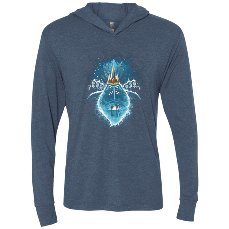 T-Shirts Indigo / X-Small Ice Nightmare Triblend Long Sleeve Hoodie Tee