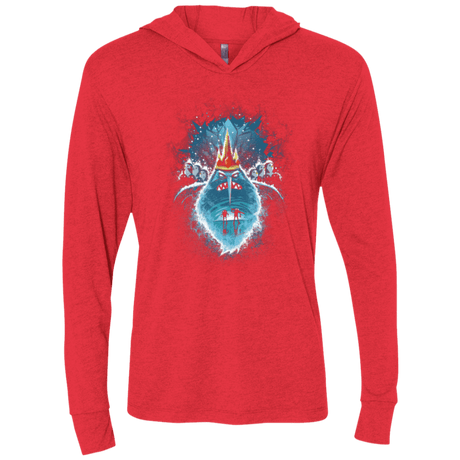 T-Shirts Vintage Red / X-Small Ice Nightmare Triblend Long Sleeve Hoodie Tee