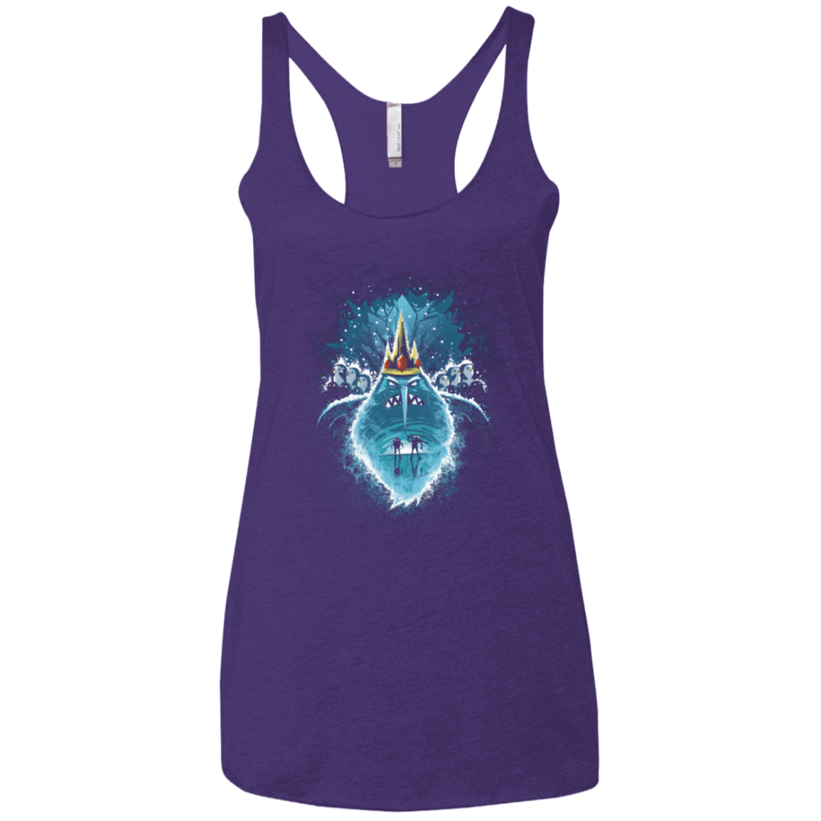 T-Shirts Purple Rush / X-Small Ice Nightmare Women's Triblend Racerback Tank