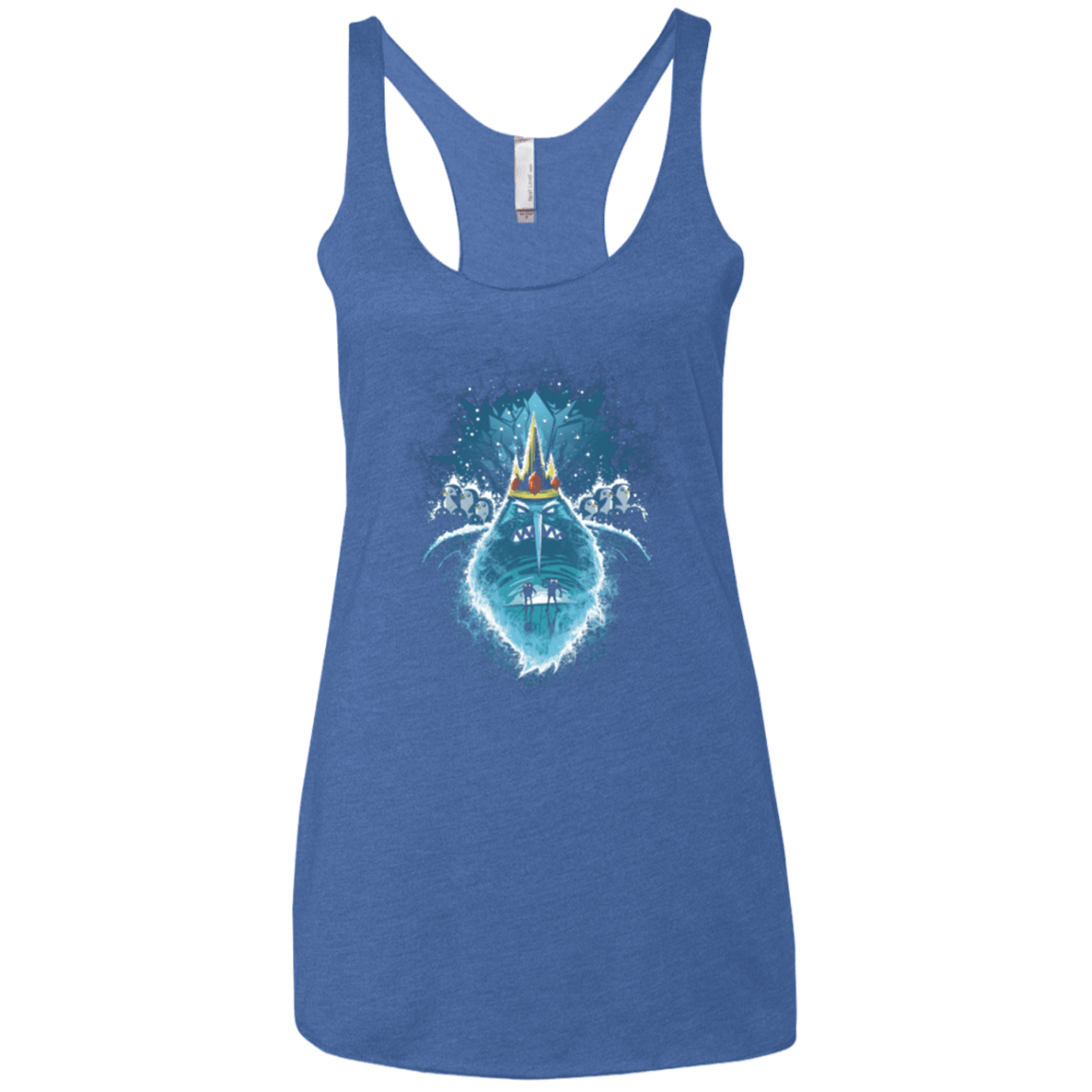 T-Shirts Vintage Royal / X-Small Ice Nightmare Women's Triblend Racerback Tank