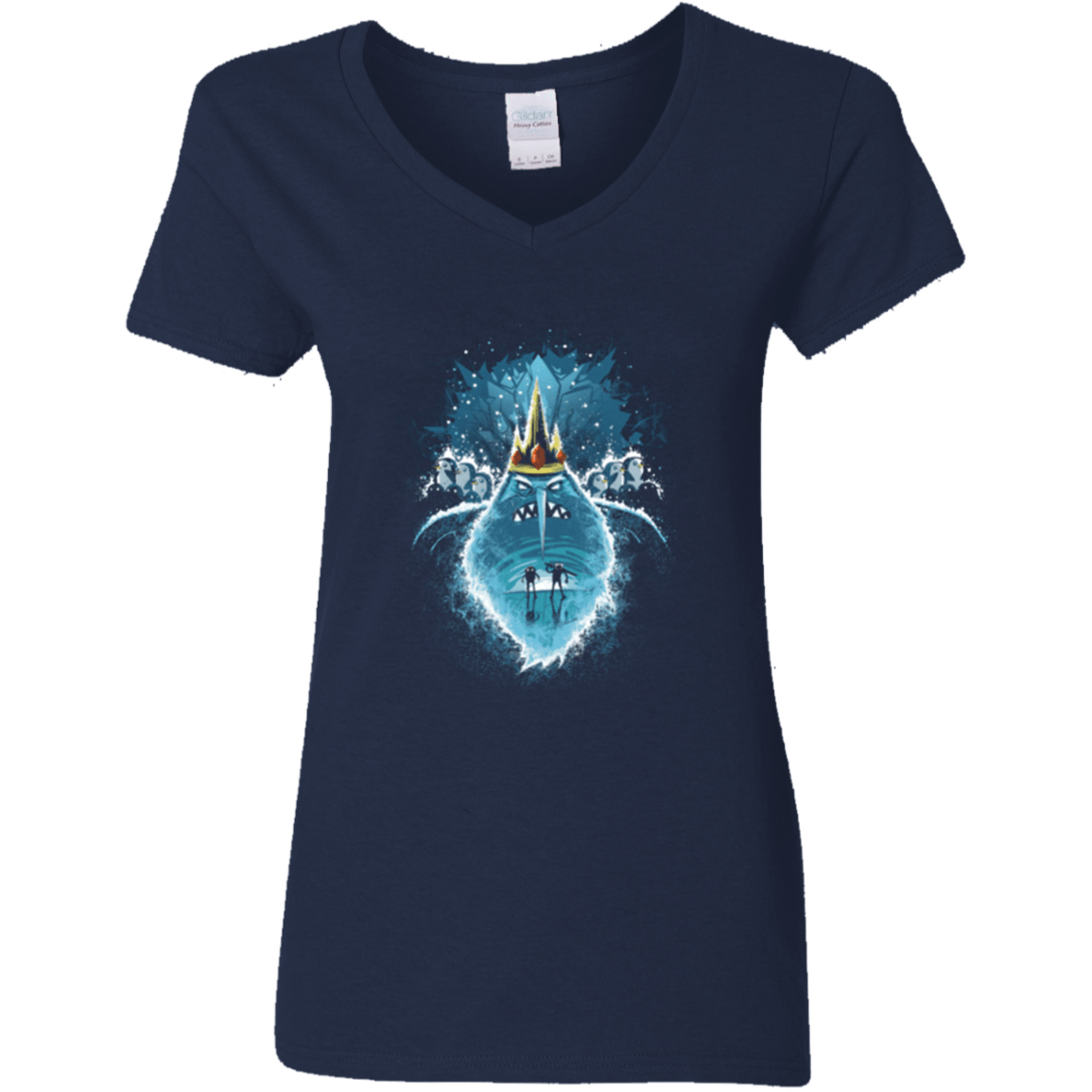 T-Shirts Navy / S Ice Nightmare Women's V-Neck T-Shirt