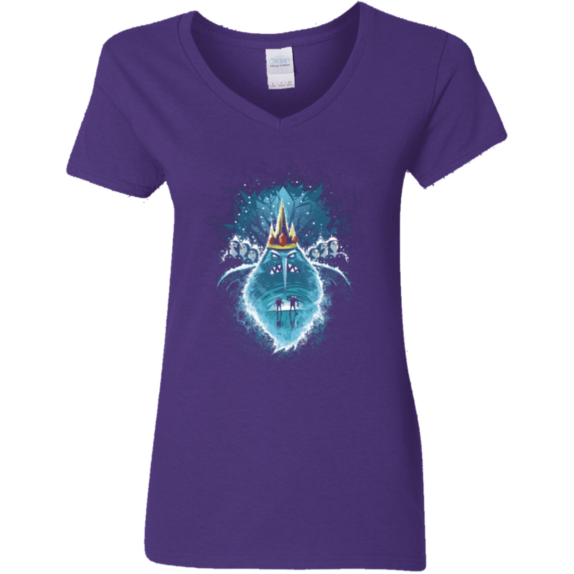 T-Shirts Purple / S Ice Nightmare Women's V-Neck T-Shirt