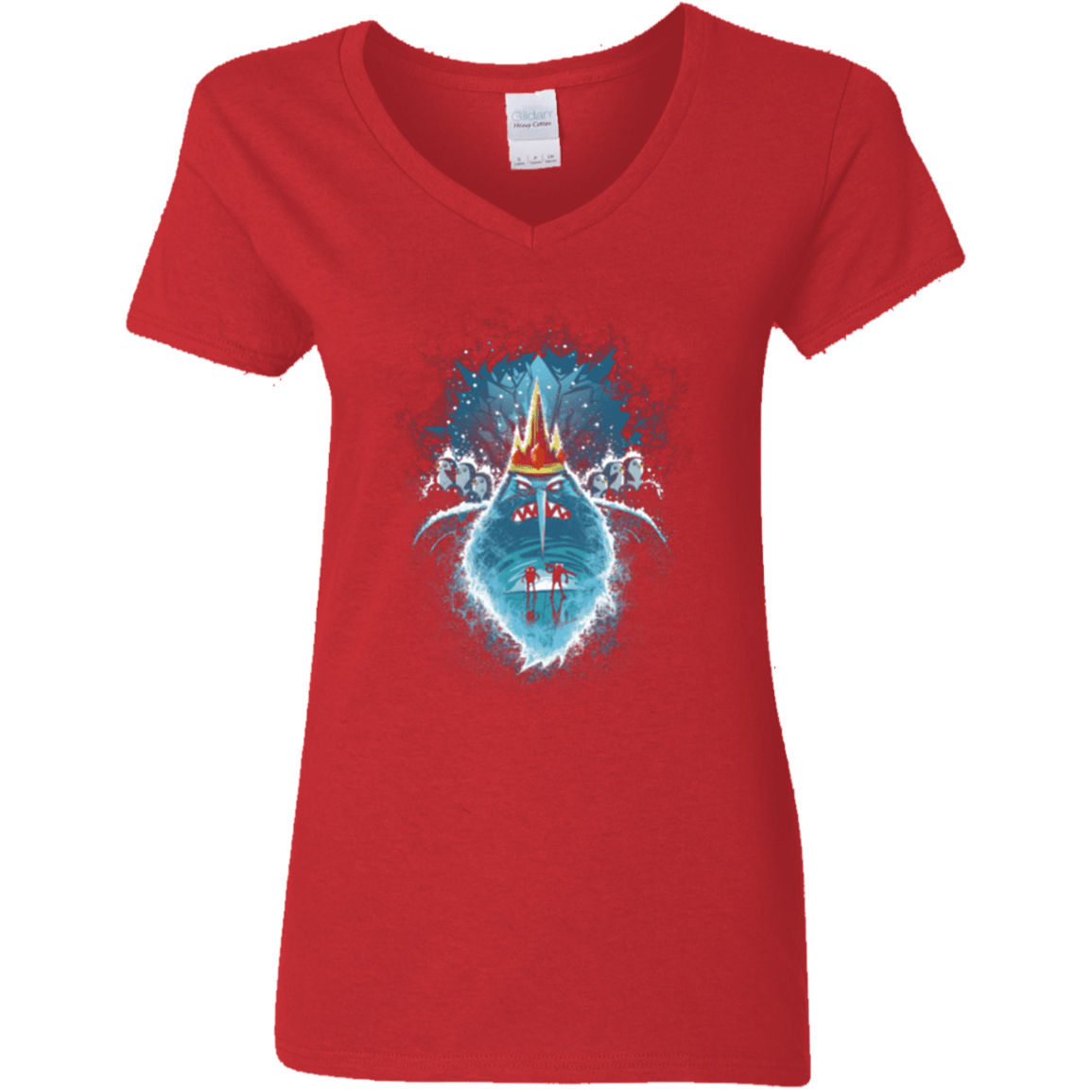 T-Shirts Red / S Ice Nightmare Women's V-Neck T-Shirt