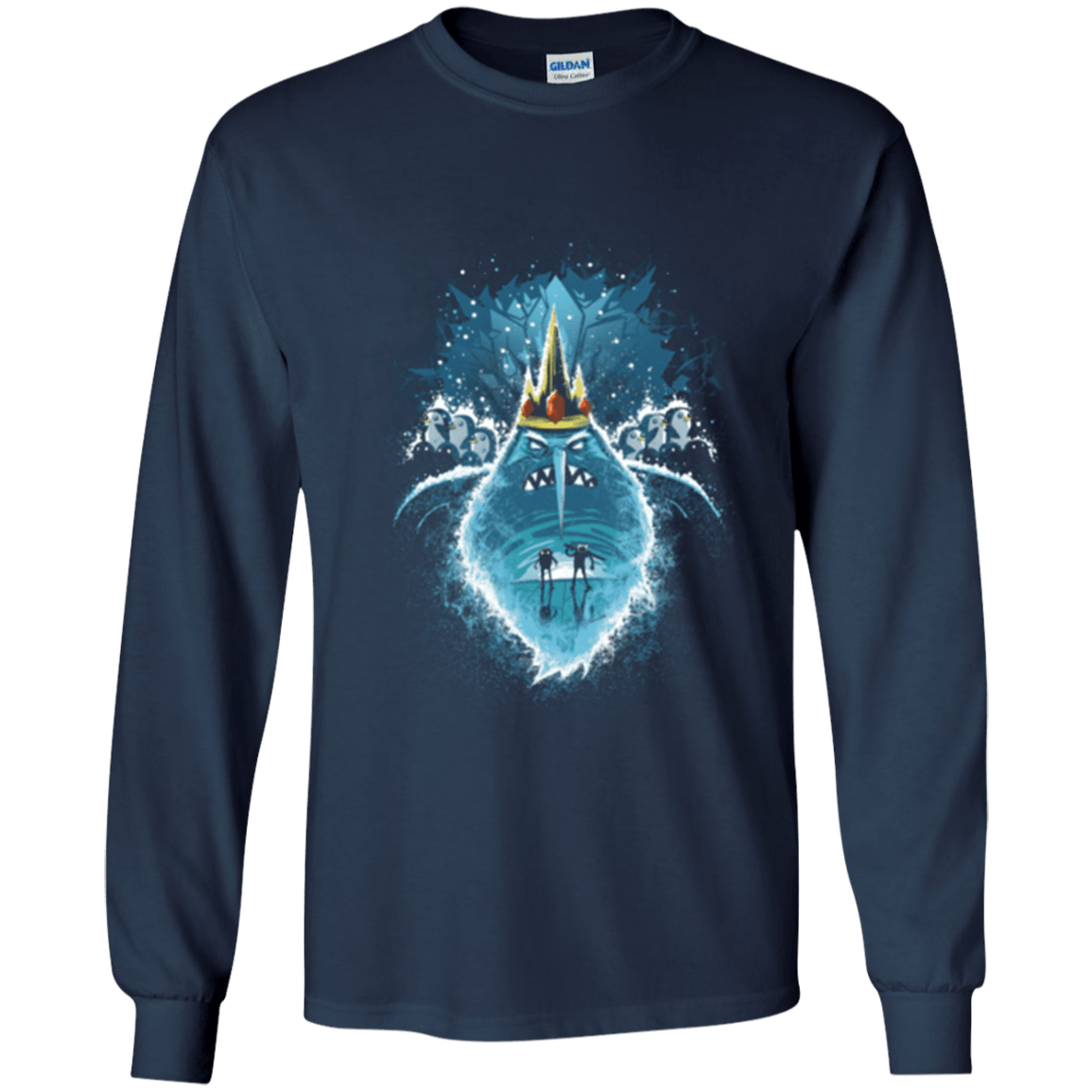 T-Shirts Navy / YS Ice Nightmare Youth Long Sleeve T-Shirt