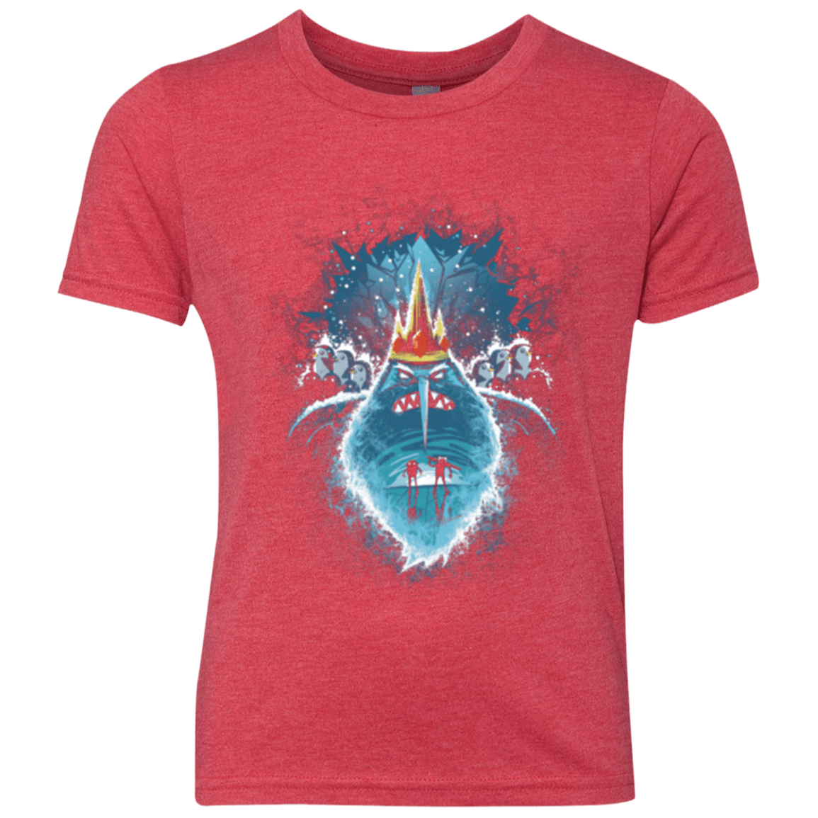 T-Shirts Vintage Red / YXS Ice Nightmare Youth Triblend T-Shirt