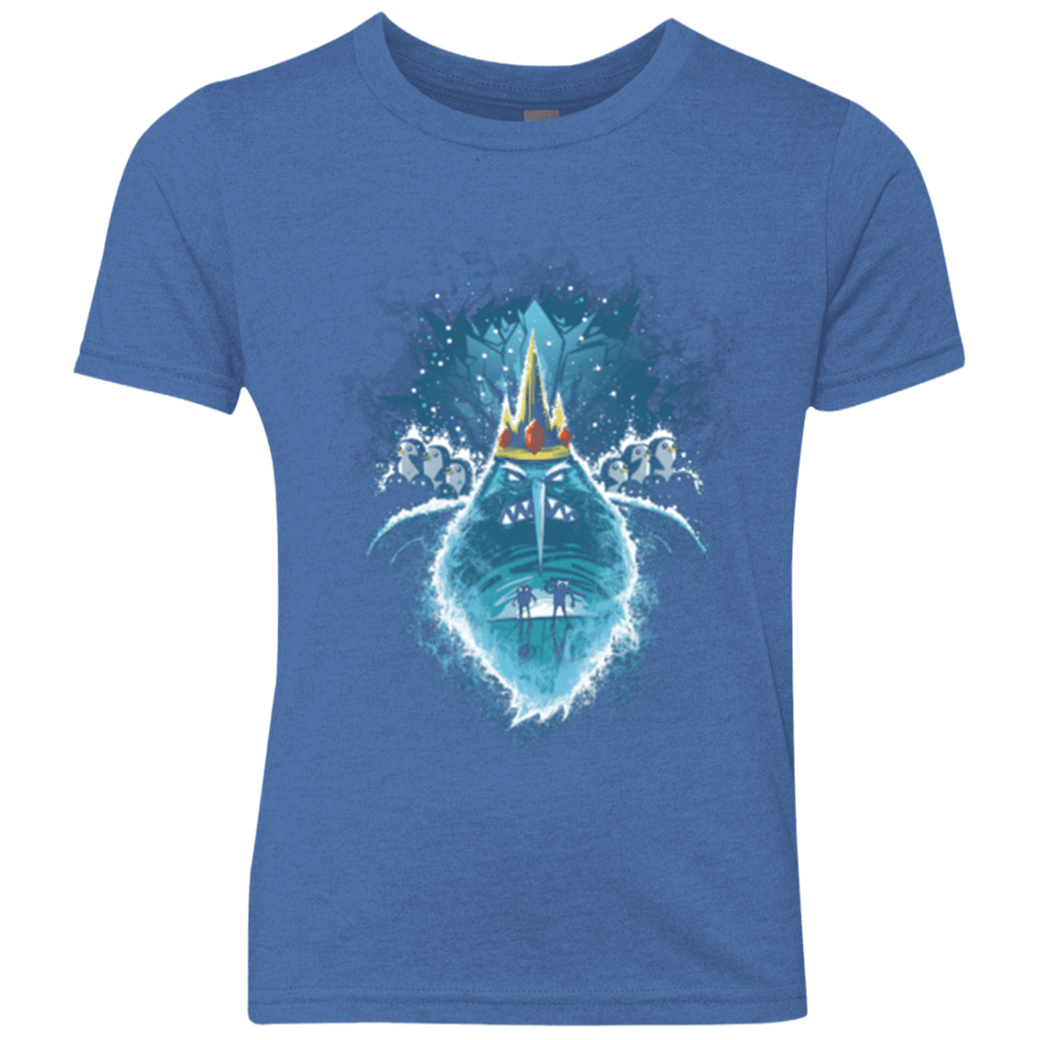 T-Shirts Vintage Royal / YXS Ice Nightmare Youth Triblend T-Shirt