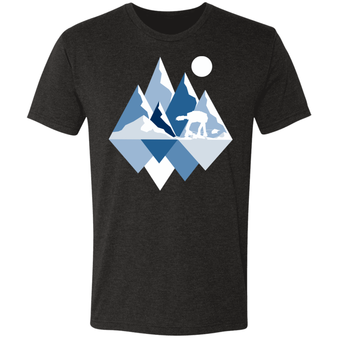 T-Shirts Vintage Black / S Ice Planet View Men's Triblend T-Shirt