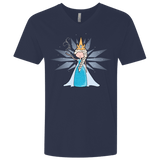 T-Shirts Midnight Navy / X-Small Ice Queen Men's Premium V-Neck