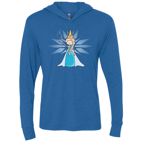 T-Shirts Vintage Royal / X-Small Ice Queen Triblend Long Sleeve Hoodie Tee