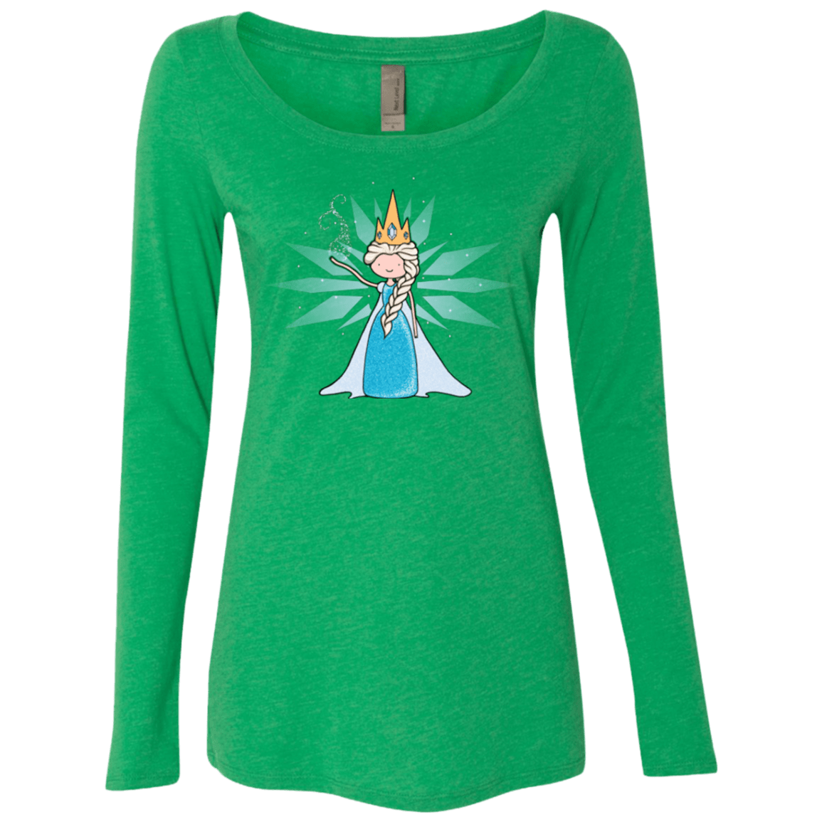 T-Shirts Envy / Small Ice Queen Women's Triblend Long Sleeve Shirt