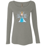 T-Shirts Venetian Grey / Small Ice Queen Women's Triblend Long Sleeve Shirt