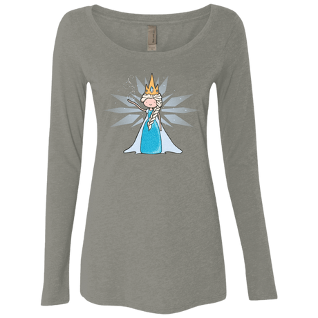 T-Shirts Venetian Grey / Small Ice Queen Women's Triblend Long Sleeve Shirt