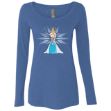 T-Shirts Vintage Royal / Small Ice Queen Women's Triblend Long Sleeve Shirt