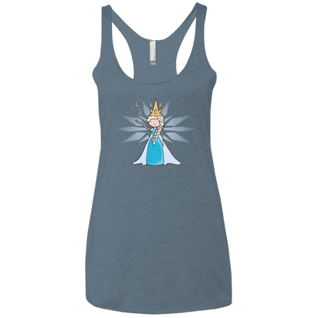 T-Shirts Indigo / X-Small Ice Queen Women's Triblend Racerback Tank