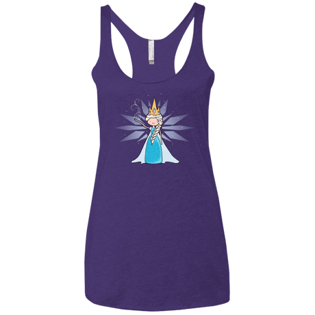T-Shirts Purple / X-Small Ice Queen Women's Triblend Racerback Tank