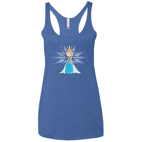 T-Shirts Vintage Royal / X-Small Ice Queen Women's Triblend Racerback Tank