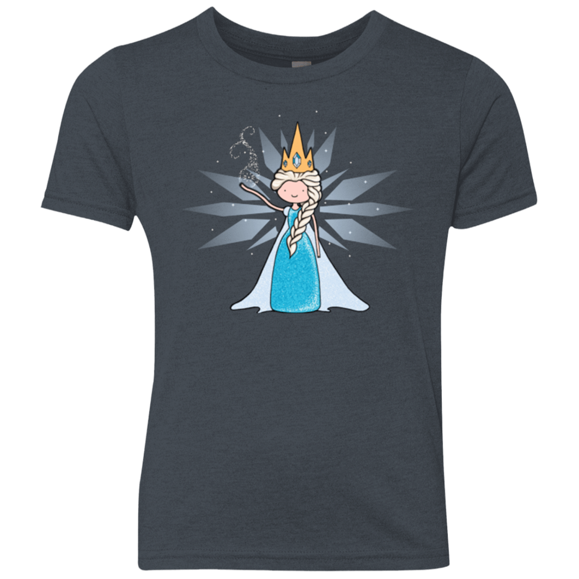 T-Shirts Vintage Navy / YXS Ice Queen Youth Triblend T-Shirt