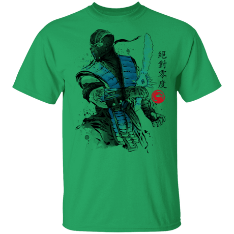 T-Shirts Irish Green / S Ice Warrior Sumi-E T-Shirt